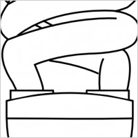 Cfl Compact Fluorescent Light Bulb Outline clip art