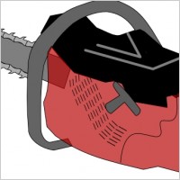 Chainsaw Gas clip art