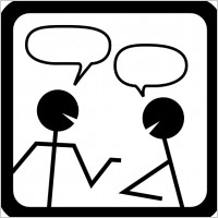 Chat Icon clip art