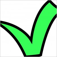 Check Mark Ok clip art