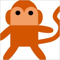 Cheeky Monkey clip art