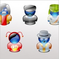 Chespirito characters lumina icons pack