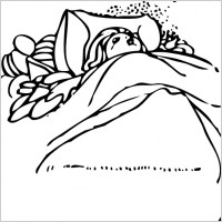 Child Sleeping clip art