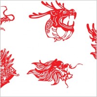 china leading papercut vector