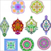 chinese classical elements of vector