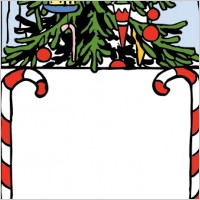 Christmas Arch clip art