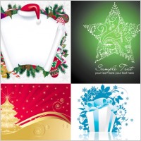 christmas background vector