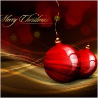christmas ball hanging crystal style vector 2