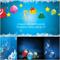 christmas beautiful elements vector