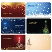 Christmas Cards Vector Set