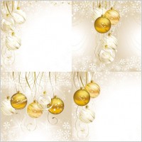 christmas crystal lob vector