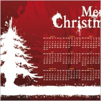 christmas day background calendar 01 vector