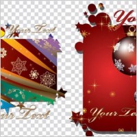 christmas decorations vector
