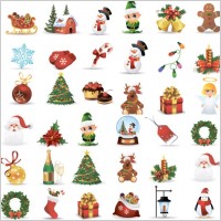 christmas design elements 07 vector