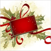 Christmas Floral Vector
