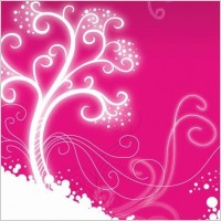 Christmas Floral Vector Graphic