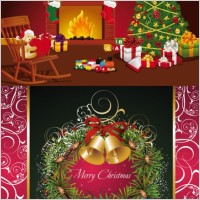 christmas ornaments vector