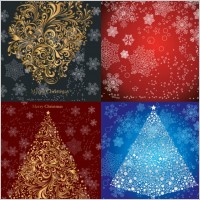 christmas pattern vector