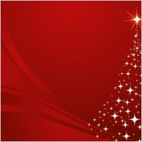 Christmas Tree Background Red
