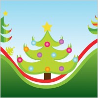 Christmas Tree Scene