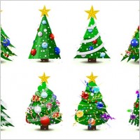 christmas tree vector
