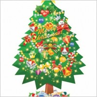 Christmas Tree Vector Illustration