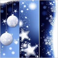 christmas vertical shaped banner vector background