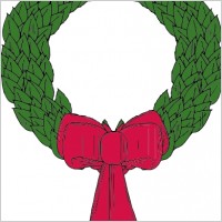 Christmas Wreath clip art