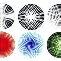 Circular Halftone Patterns