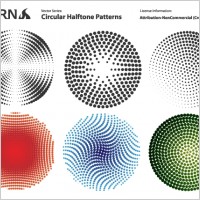 Circular Halftone Patterns 