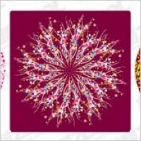 circular pattern composed of pictorial