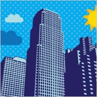 City Skyscrapers Vector