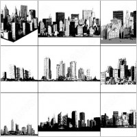 cityscape and skyline brush