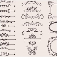 classic european pattern 06 vector