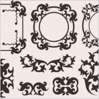 classic european pattern 10 vector