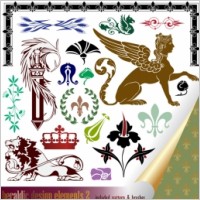 classic european pattern graphics vector