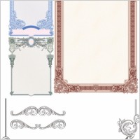 classic european security border pattern 01 vector