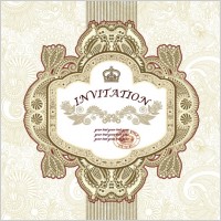 classic pattern border 04 vector