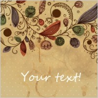 classic retro pattern background 02 vector