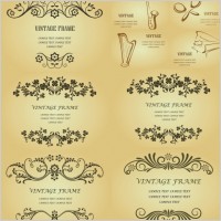 classic retro pattern background vector