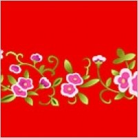classical chinese auspicious small flowers vector