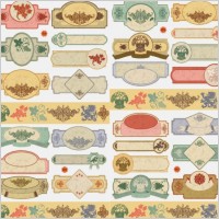 classical label graphics vector 2