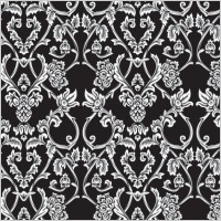 classical traditional floral pattern background 02 vector