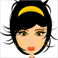 Lady Cartoon Face