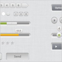Clean UI Kit PSD