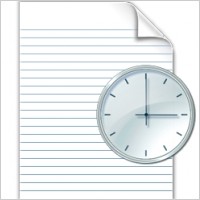 Clock time document