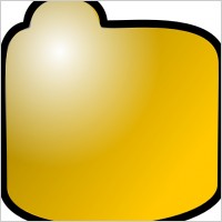 Closed Folder Icon clip art