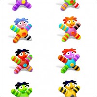 Cloth Dolls Icons icons pack