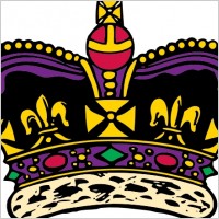 Clothing King Crown clip art
