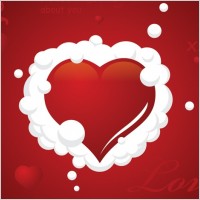 

								Clouded Heart Vector							